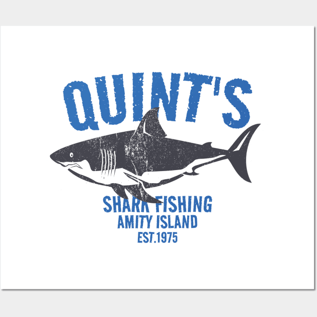 Quint's Shark Fishing, Amity Island Wall Art by CoinDesk Podcast